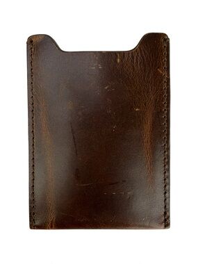 House Of Jack Co. RIP MAGNETIC FRONT POCKET Cognac Leather Minimalist Quality